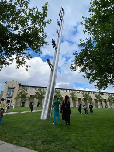 Evan's graduation photo from Carnegie Mellon University